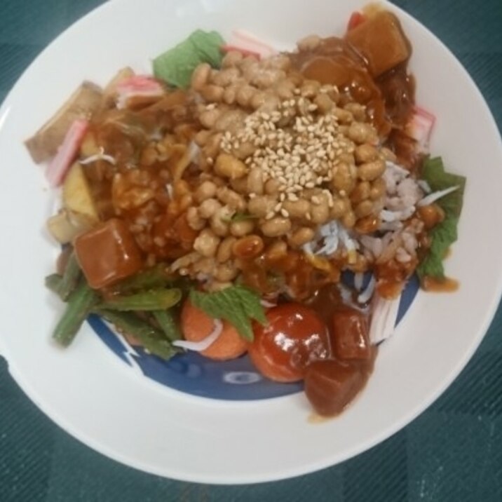 納豆が食べやすくなる?たんぱく質豊富✨納豆カレー